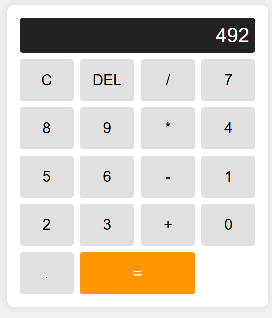 Calculator App Screenshot